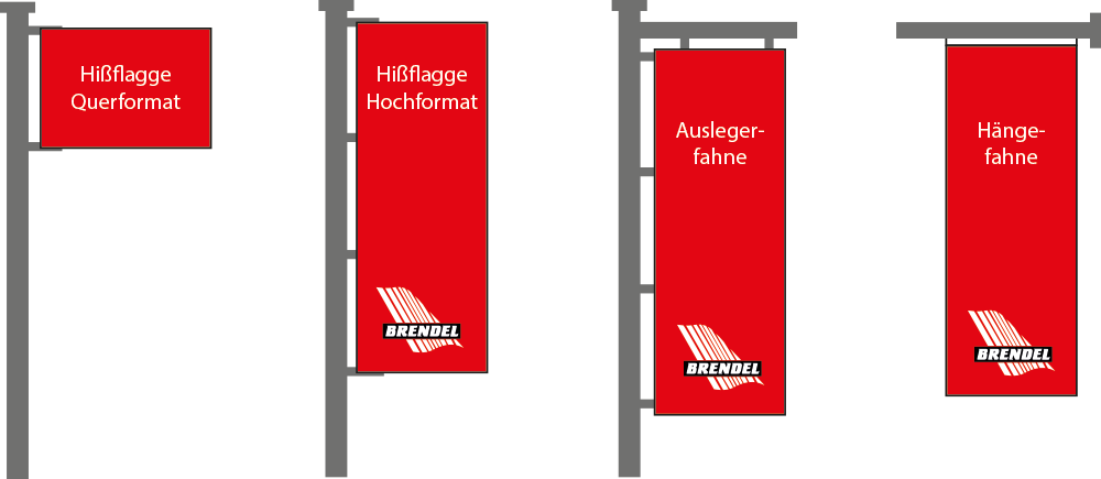 Brendel - Fahnen, Flaggen, Banner und Wimpel
